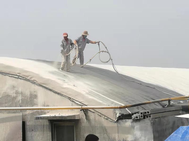 養殖棚頂無紡布噴涂菱鎂膠
